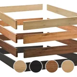 Hasena Oak-Line Massivholz Bettrahmen Modul 18 140x200 cm / Eiche bianco, gebürstet, geölt