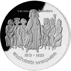 10-Mark-DDR-Gedenkmünze - "100. Todestag Richard Wagner"
