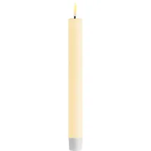 Deluxe Homeart Stabkerze 24 cm Ø 2,2 cm creme 2 St.