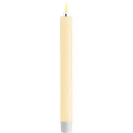 Deluxe Homeart Stabkerze 24 cm Ø 2,2 cm creme 2 St.