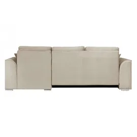 OTTO home Ecksofa OTTO HOME "BEATRICE optionale Schlafsofa mit Bettkasten, B/T/H: 265/170/86 cm", beige (creme), B:265cm H:86cm T:170cm, 100% Polyester, Sofas, Ecksofa, L-Form, wahlweise auch mit Bettfunktion und Bettkasten