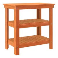 VidaXL Werkbank Wachsbraun 78,5 x 50 x 80 cm