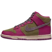 Nike Dunk High Damenschuhe, Dynamische Beere/Large Purple htr, 43 EU - 43 EU