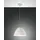 Fabas Luce Casale 1-flg. 30 cm rund weiß Keramik Metall