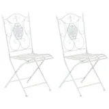CLP Gartenstuhl Sibell 2er-Set 0 x 0 x 0 cm weiß