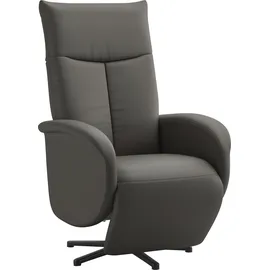 sit&more TV-Sessel Zora grau 75 x 112 x 82 cm anthrazit mit Aufstehhilfe, 2 Motoren und Akku