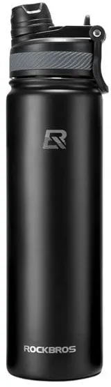 35210029002 thermal bicycle bottle for drinks 650 ml - black