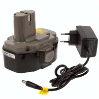 Powery Akku für Makita Typ 1834 inkl. Ladegerät 2000mAh,