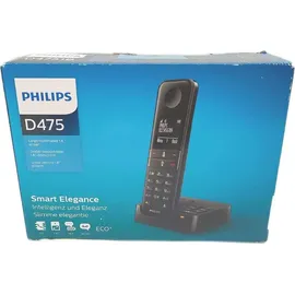 Philips D4751B/01 schwarz