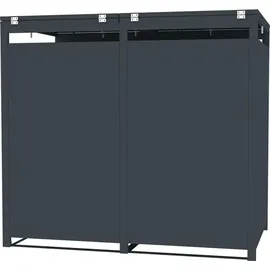 Estexo Mülltonnenbox 60 x 111 cm grau