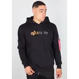Alpha Industries Label Pullover Black M