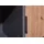 Interlink Kommode Tristan 2T2S anthrazit/braun - B 120 cm H 77 cm T 30 cm - Anthrazit / Eiche Artisan-Optik - 2 Türen - 2 Schubkästen - 3 offene Fächer