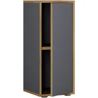 VCM Salia Aktenschrank 30 x 74 x 33 schwarz