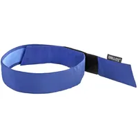 Ergodyne Bandana mit Kühltuch - Klettverschluss Chill-Its 6705CT, blau