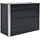 vidaXL Garten-Hochbeet verzinkter Stahl rechteckig 100 x 40 x 77 cm Anthrazit 