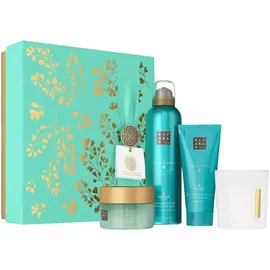 RITUALS The Ritual of Karma Geschenkset Gif Set M Duschschaum 200 ml + Body Cream 100 ml + Body Scrub 125 g + Duftkerze 140 g