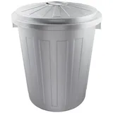 KEEEPER Supermax Mülleimer 50 l Silber