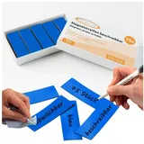 ECENCE 75 Magnetstreifen beschreibbar Etiketten Magnete Schilder Blau