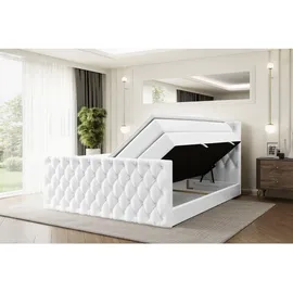 altdecor VILA-1-Z KING 160 x 200 cm H3/H4 Weiß Hochglanz
