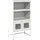 vidaXL Highboard 68 x 123 x 39 cm Weiß