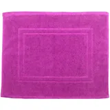 Julie Julsen Badvorleger 50 x 40 cm Premium Qualität 900 gm2 in aktuellen Farben und 4 Größen aus Baumwolle Badematte Badteppich Duschvorleger Design Doppel Rahmen Pink