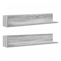 VidaXL Wandregal 100 x 16,5 x 16,5 cm Grau