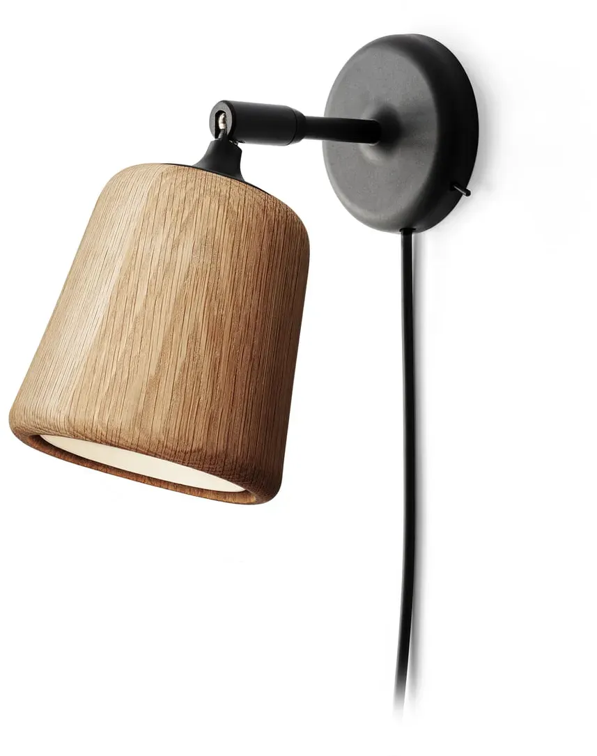 New Works - Material Wandleuchte, Eiche