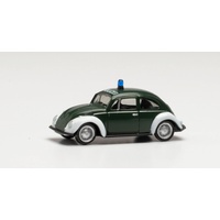 herpa 096454 Volkswagen Käfer Polizei München Modell Auto Miniaturmodelle Kleinmodell Sammlerstück Detailgetreu, Mehrfarbig