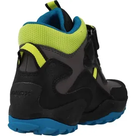 GEOX J New Savage Boy B A Grau/Black/Fluo Yellow 24