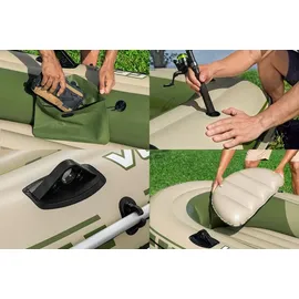 BESTWAY Schlauchboot Komplett-Set Voyager X3 294 x 137 x 39 cm