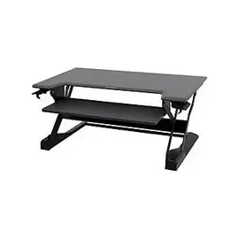 Ergotron WorkFit-TL Steh-Sitz Arbeitsplatz (schwarz)
