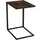 Homcom Beistelltisch-40,6L x 50,8B X 64,2H cm-Rustikal-Braun+Schwarz | Gr.: onesize