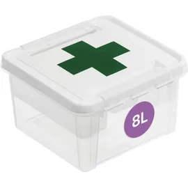 orthex Aufbewahrungsbox Erste Hilfe-Box 27,8 x 27,5 x 47,5 cm 12-tlg. weiß