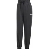 adidas Essentials Linear French Terry Cuffed Joggers Black / White S