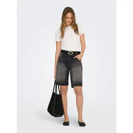 Only ONLMATE REG BAGGY LONG SHORTS Schwarz S