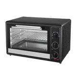 Backofen mit Drehspieß 28L Grill Minibackofen Ofen Pizzaofen Timer 1500 Watt Neu