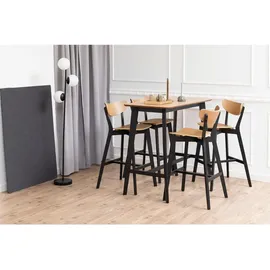 VCM Bartisch 120 x 105 x 60 cm Eiche