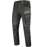 Diadora Utility Hybrid Cargo, Workwear Hose - Schwarz/Dunkelgrau -