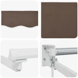 vidaXL Gelenkarmmarkise 150 cm schwarz