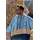 Wave Hawaii AirLite Poncho Unisex Blau M