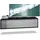 Vladon Lana Lowboard 120 x 29 x 37 cm Schwarz matt/Avola-Anthrazit MDF/Spanplatte