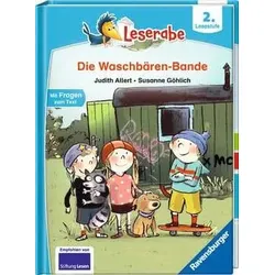 Leserabe - 2. Lesestufe: Die Waschbären-Bande
