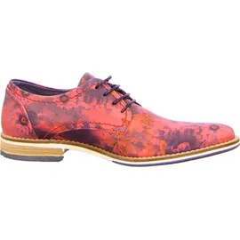 BULLBOXER Klassische Schnürschuhe für Herren, rot 43 EU