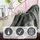 IBENA Doubleface Dublin 150 x 200 cm anthrazit/silber