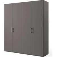 Set One by Musterring Drehtürenschrank "Henderson", grau (graphit), B:201cm