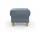 Home Affaire Polsterhocker Palmera 58 x 48 x 58 cm Blau/Grau