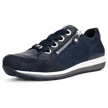 ARA Damen Schnürer Osaka 35,5 / blau, - 35,5