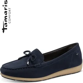 TAMARIS Comfort Damen Mokassins Blau 39
