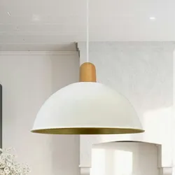 Bamyum Industriell Lampe Vintage  Weiß Hängeleuchte