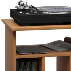 MID.YOU Schallplattenregal 60 x 59 x 45 cm Buche